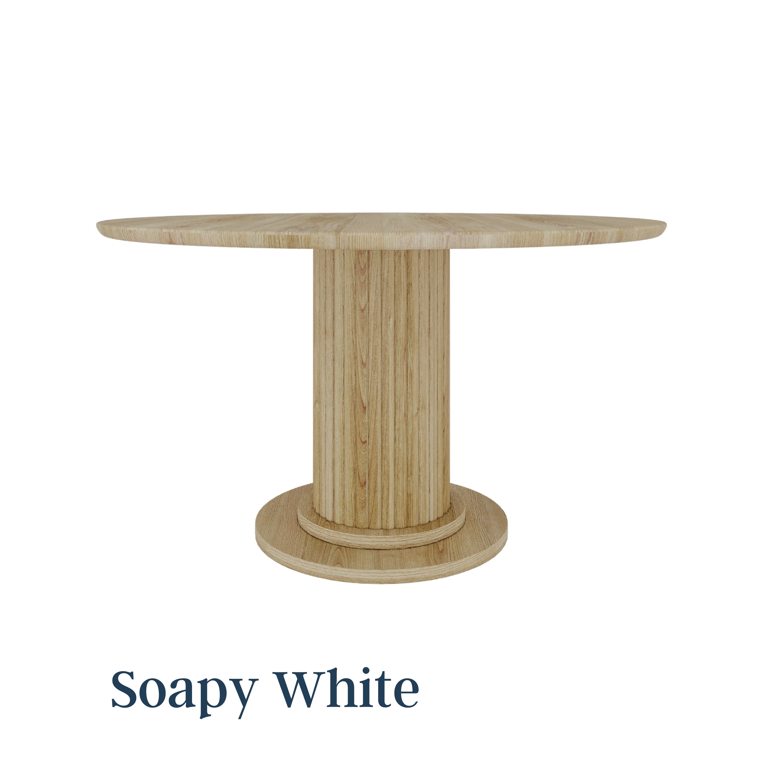 Extendable Velvet Round Table - Image 13